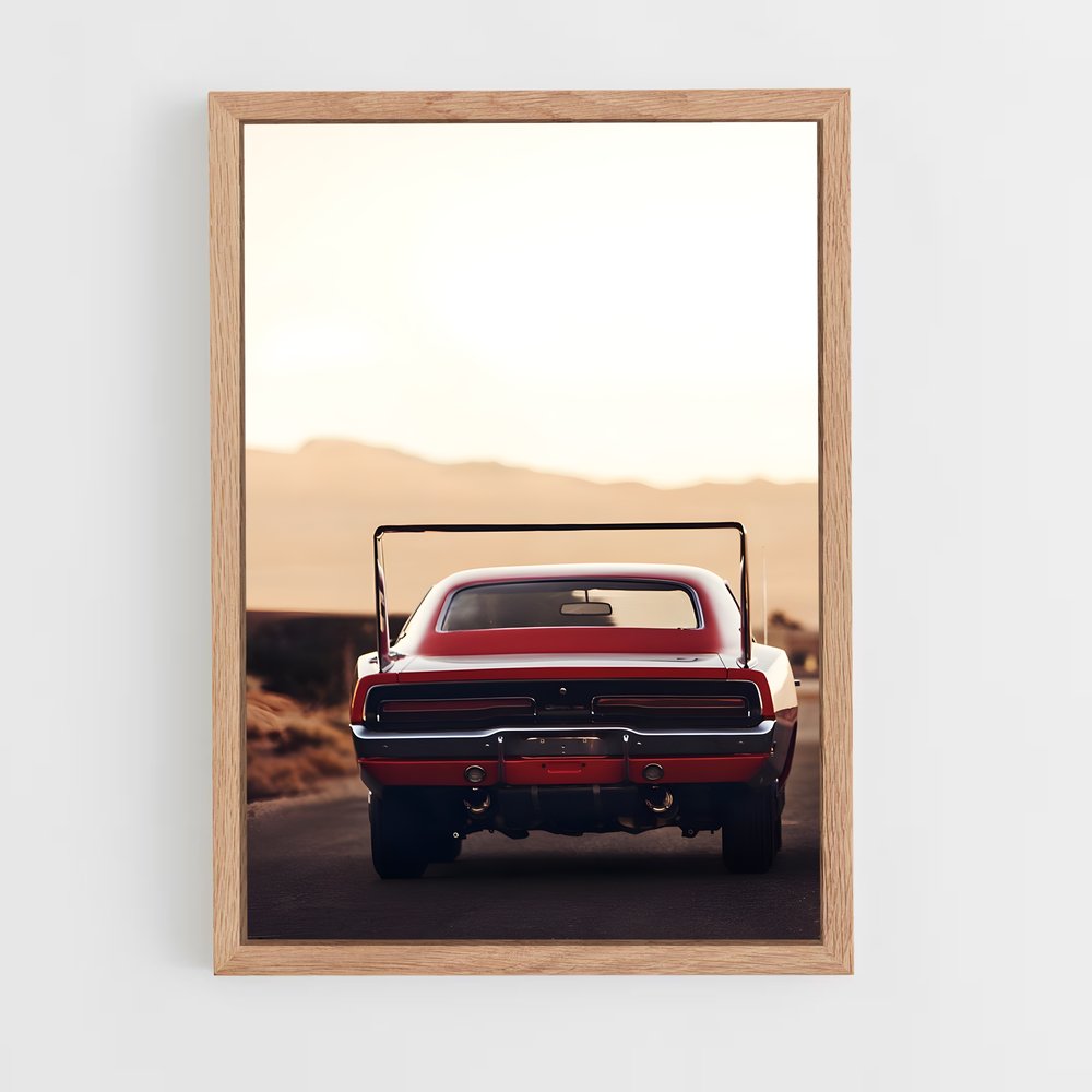 Poster Charger de daytona car – affiche Dodge (vue 4)